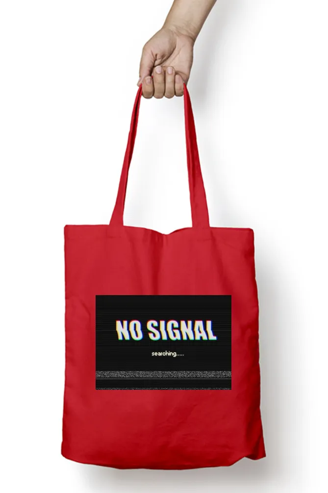 No Signal Abstract Tote Bag