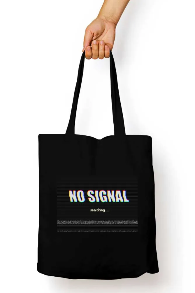 No Signal Abstract Tote Bag