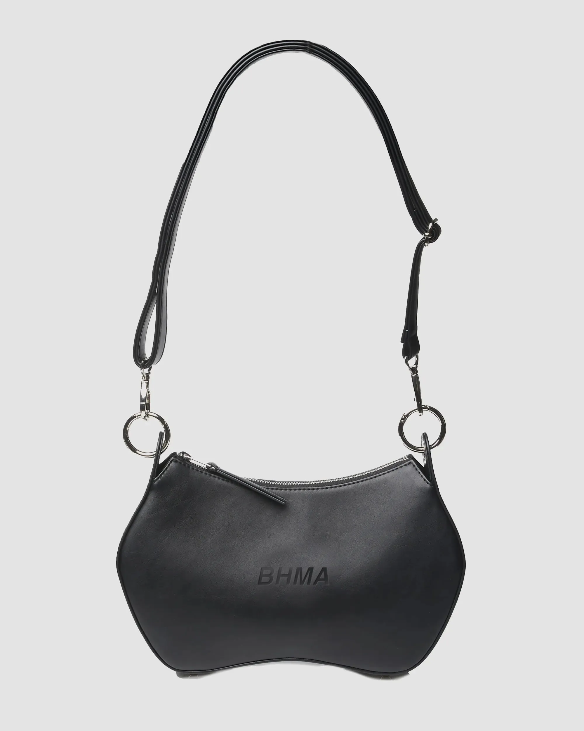 Noir BHMA Bag of grape-based vegan leather