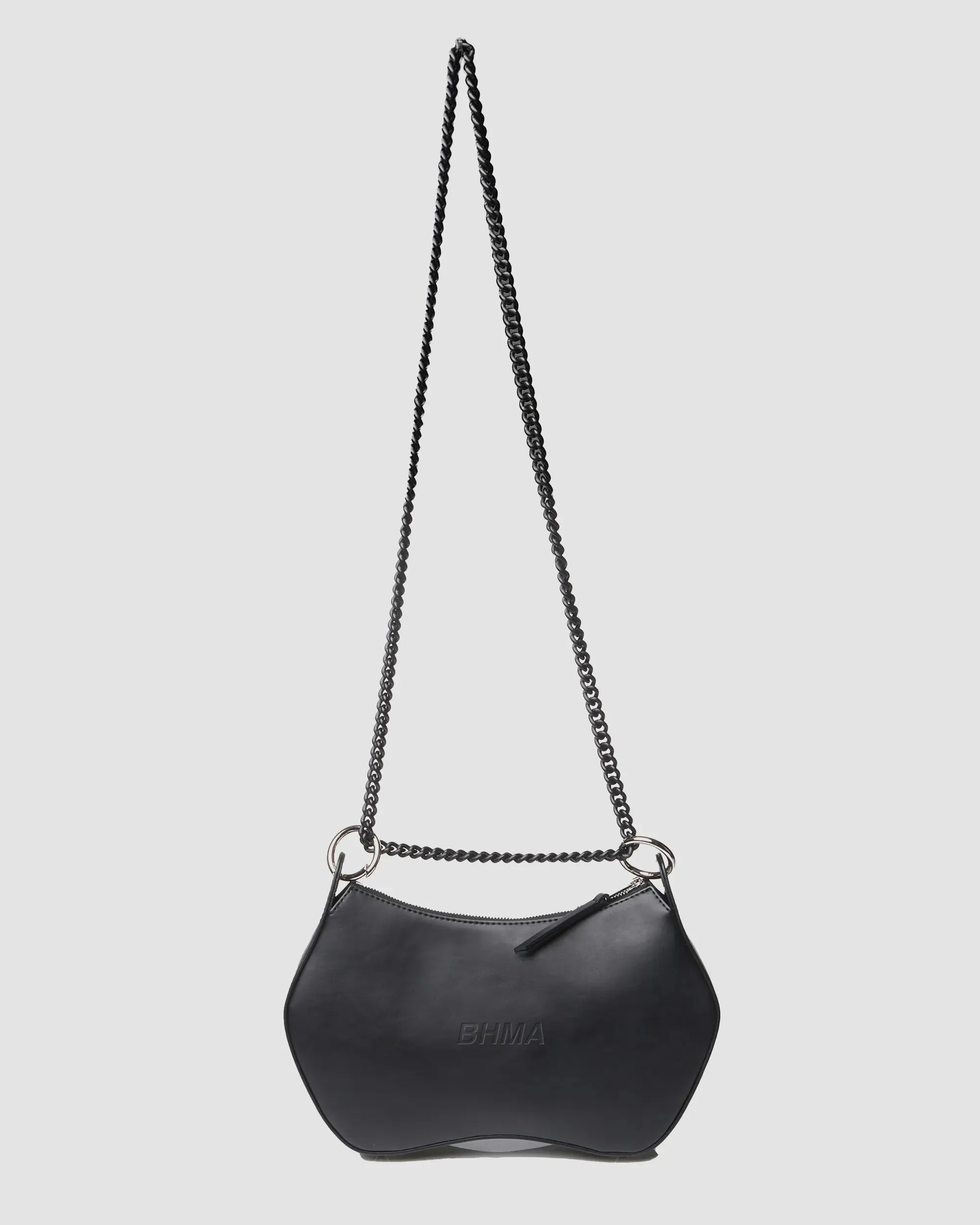 Noir BHMA Bag of grape-based vegan leather