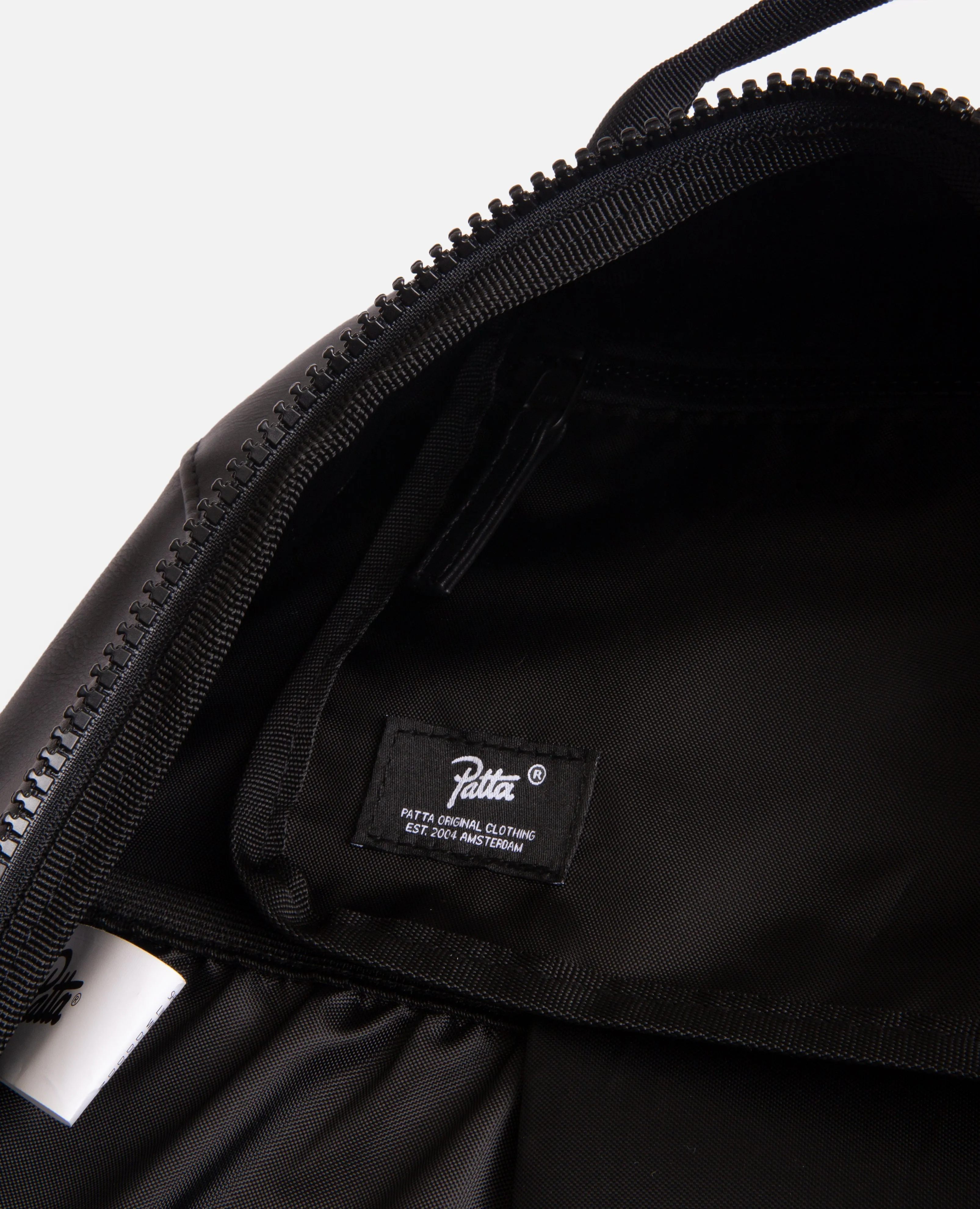 Stylish Black Patta Faux Leather Backpack for Everyday Use