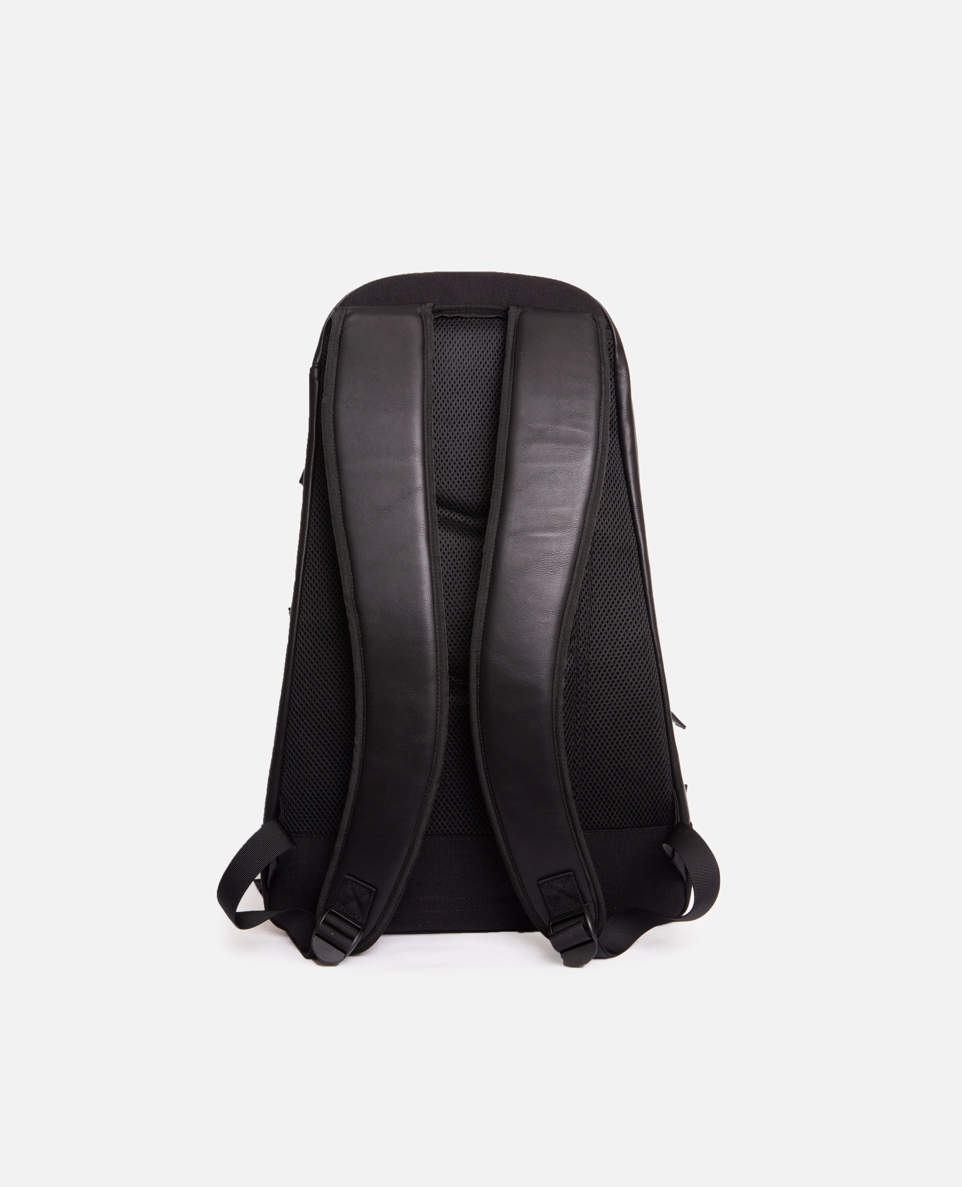 Stylish Black Patta Faux Leather Backpack for Everyday Use