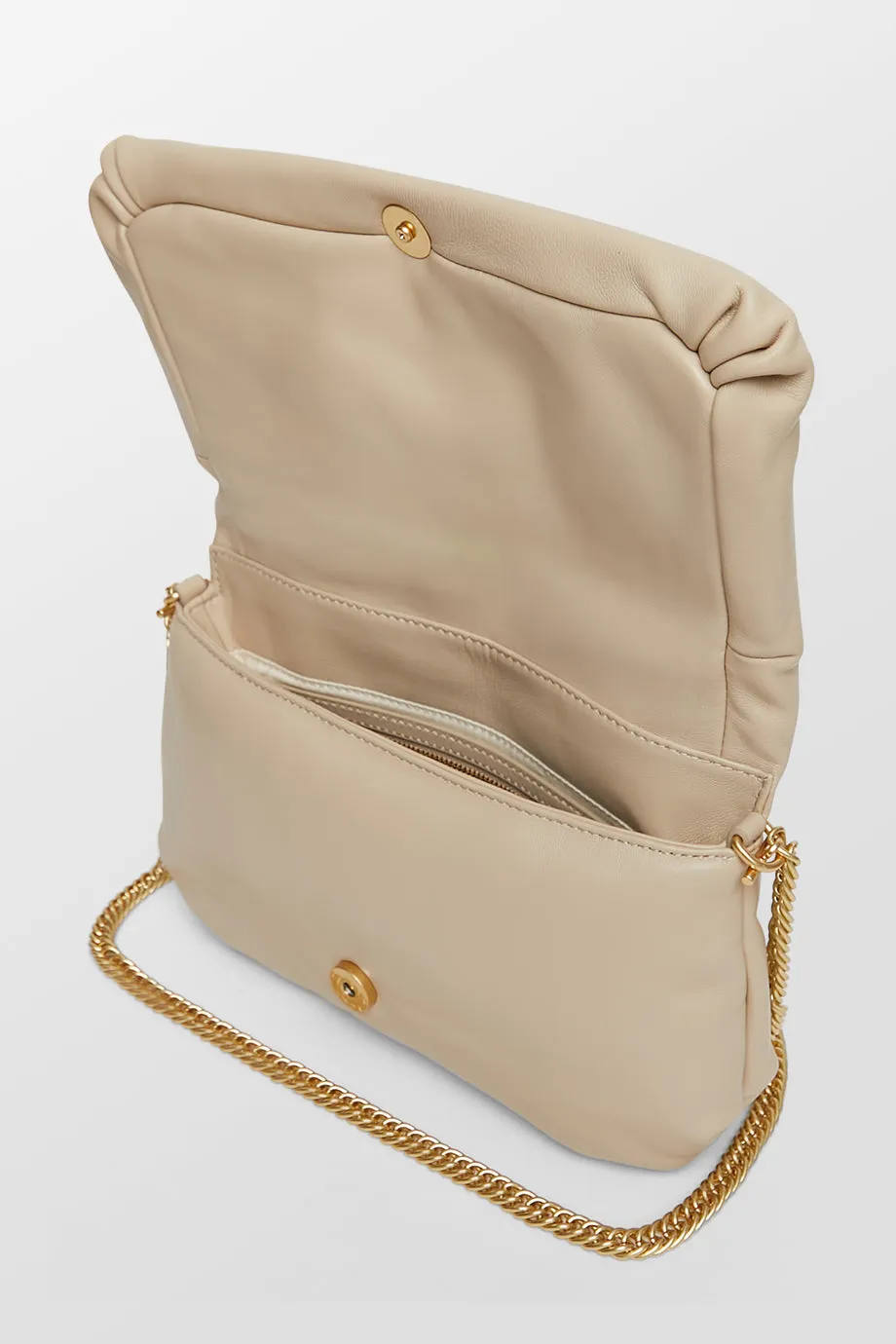 Perla Padded Chain Crossbody Bag