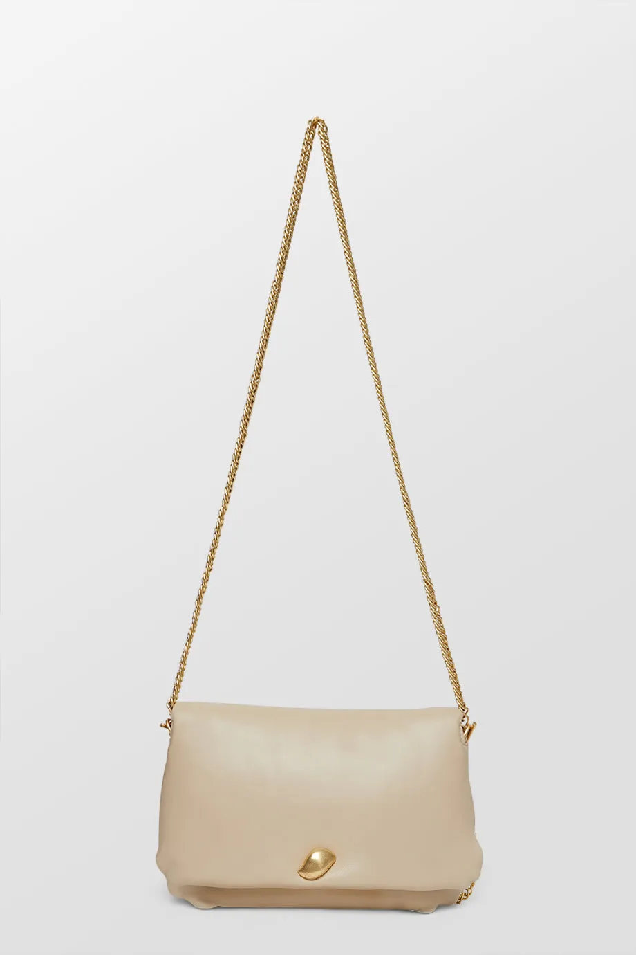 Perla Padded Chain Crossbody Bag