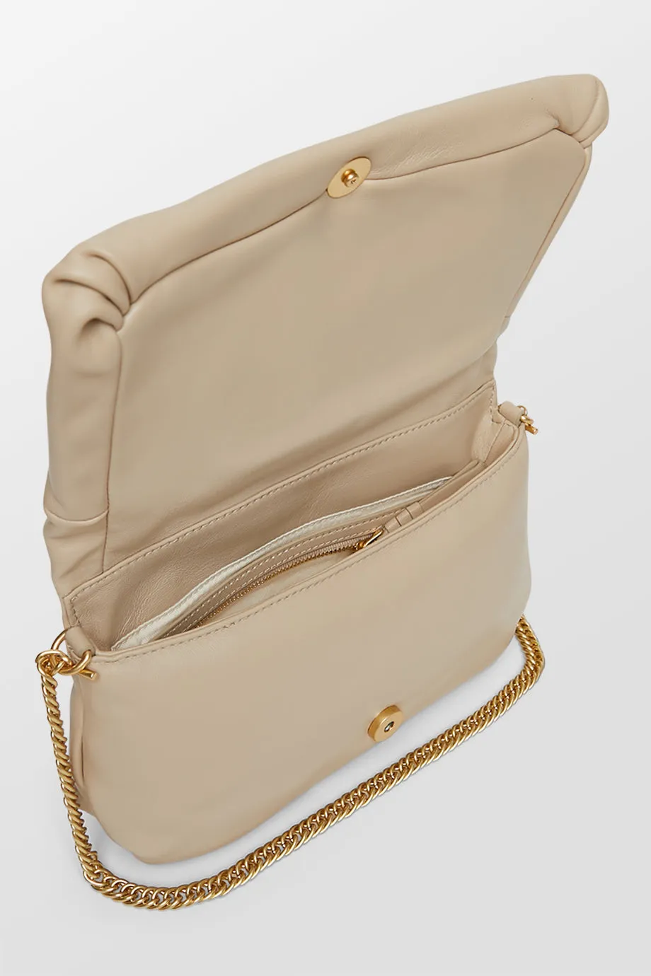 Perla Padded Chain Crossbody Bag