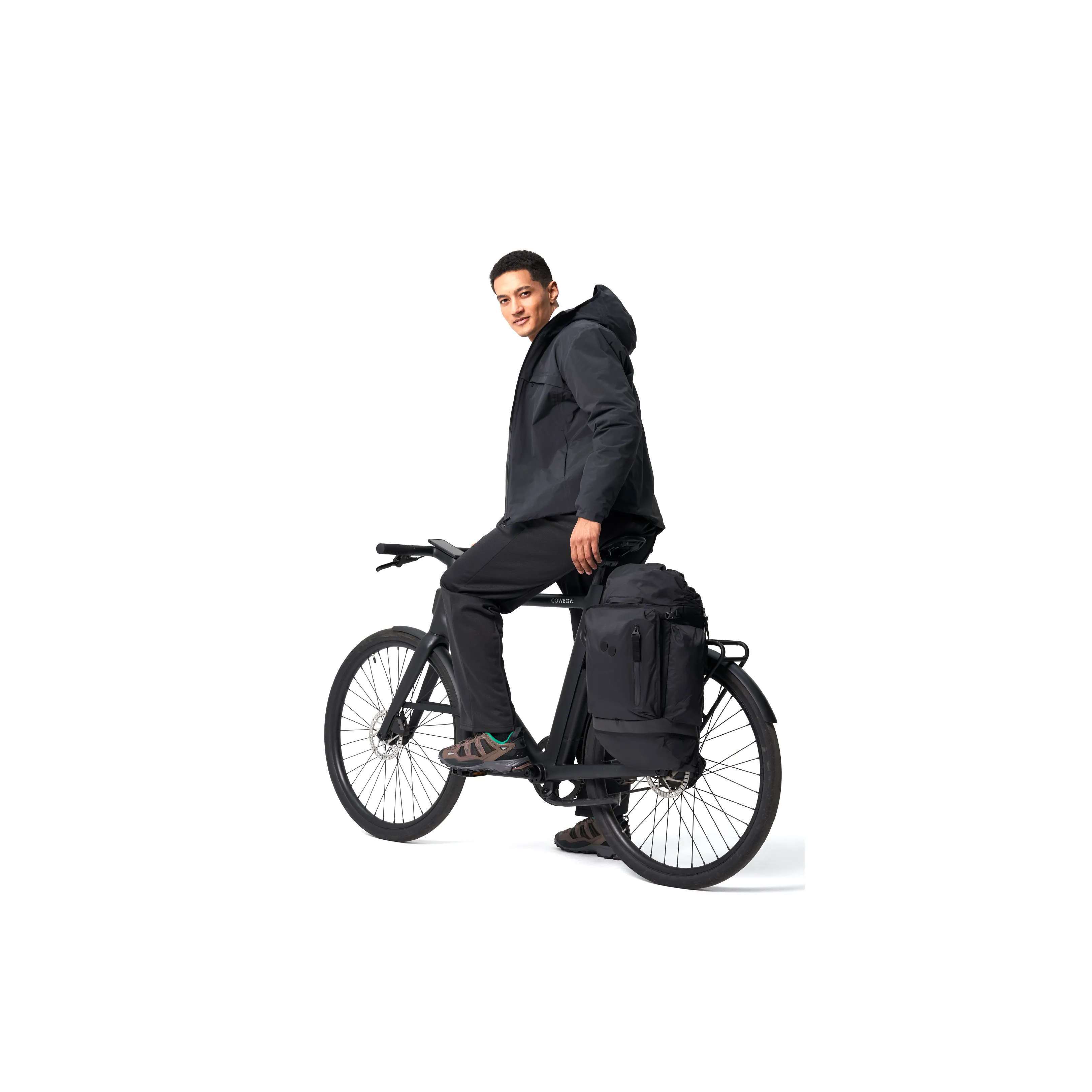 pinqponq Komut Medium Bike - Sleek Pure Black Urban Commuter