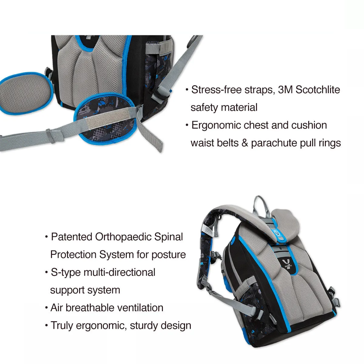 Posture Correction Ergonomic Backpack, IM-00226