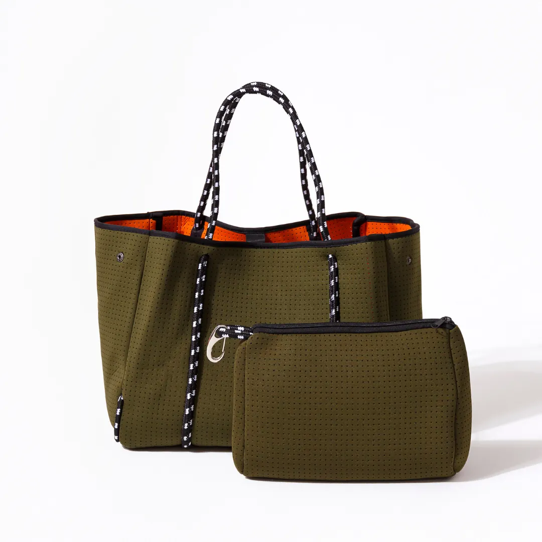 POUCH   EVERYDAY TOTE - SAFARI GREEN