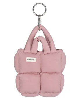 Puffer Mini Keychain Bag - Rose