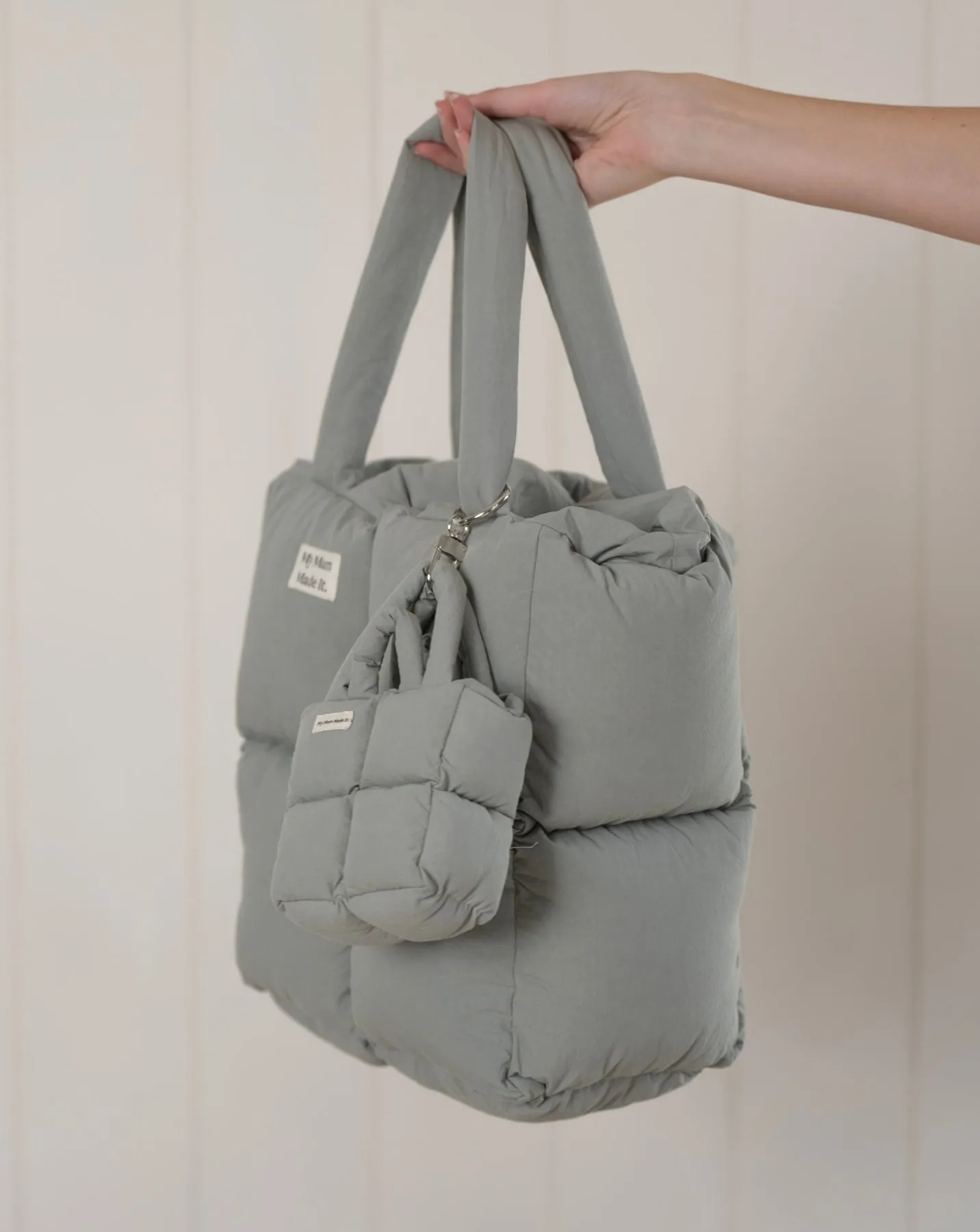 Puffer Tote Bag - Moon