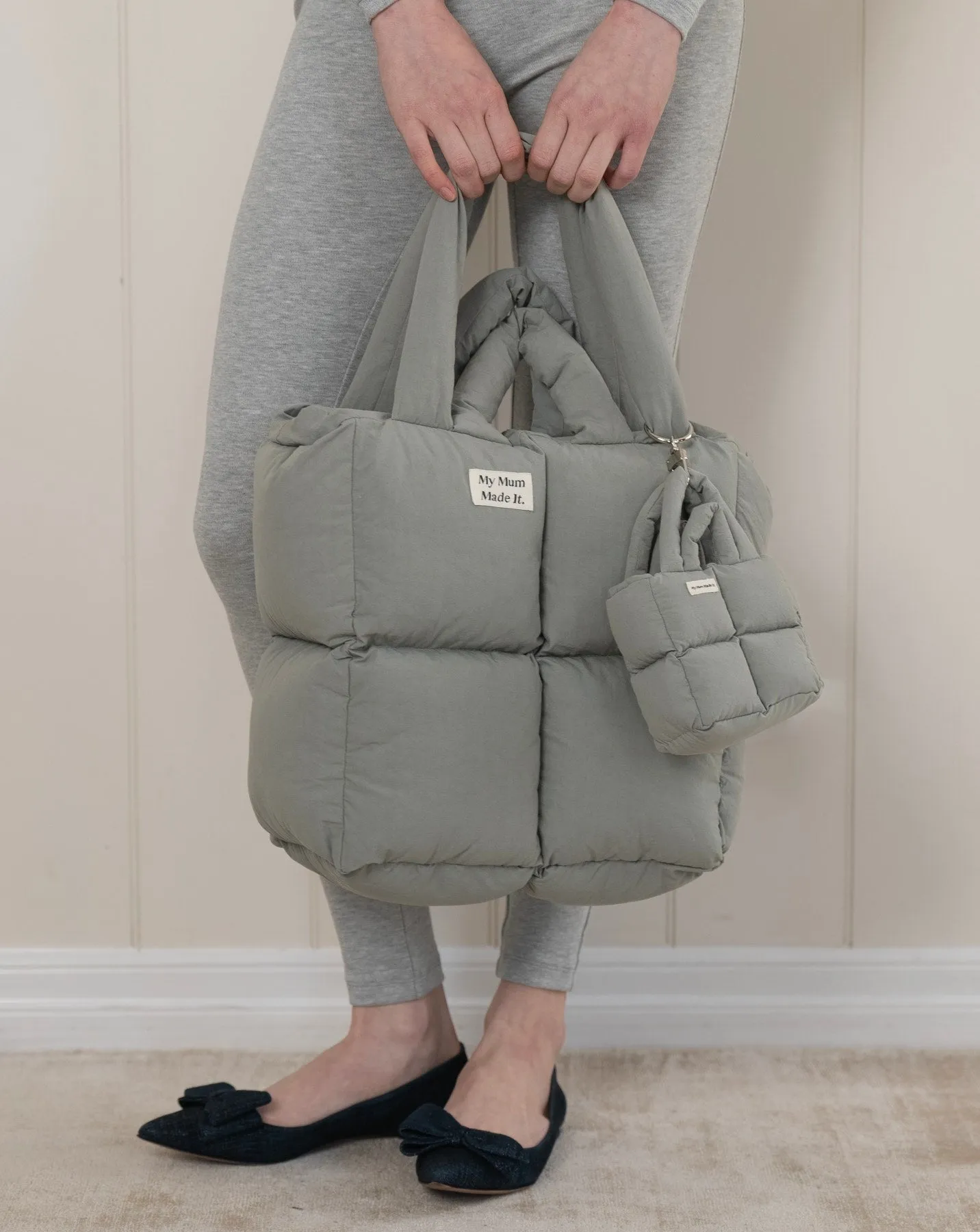 Puffer Tote Bag - Moon