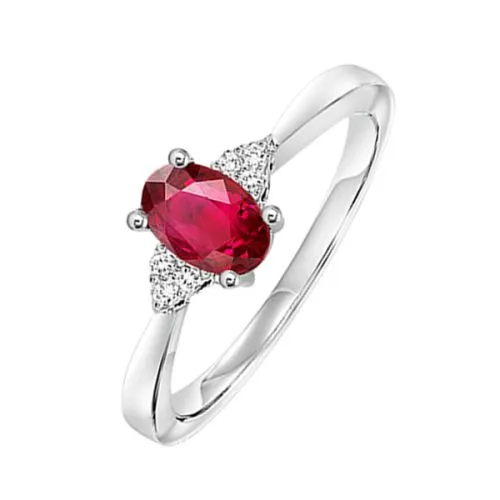 Ruby and Diamond Fashion Ring