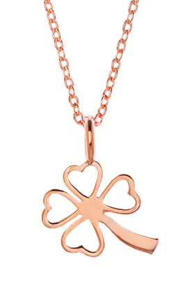 Samantha Faye Small Clover Pendant Necklace