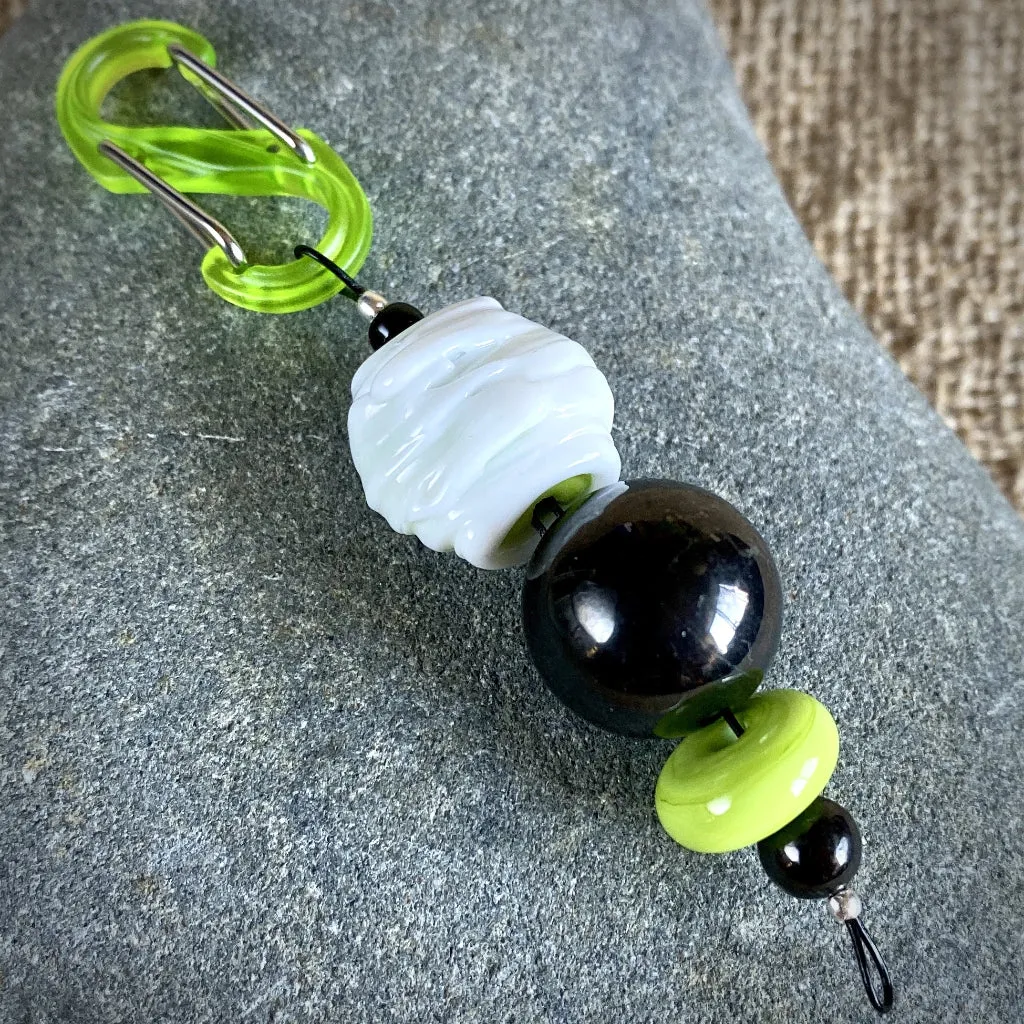 Shungite & Mummy Halloween Clip-On Necklace