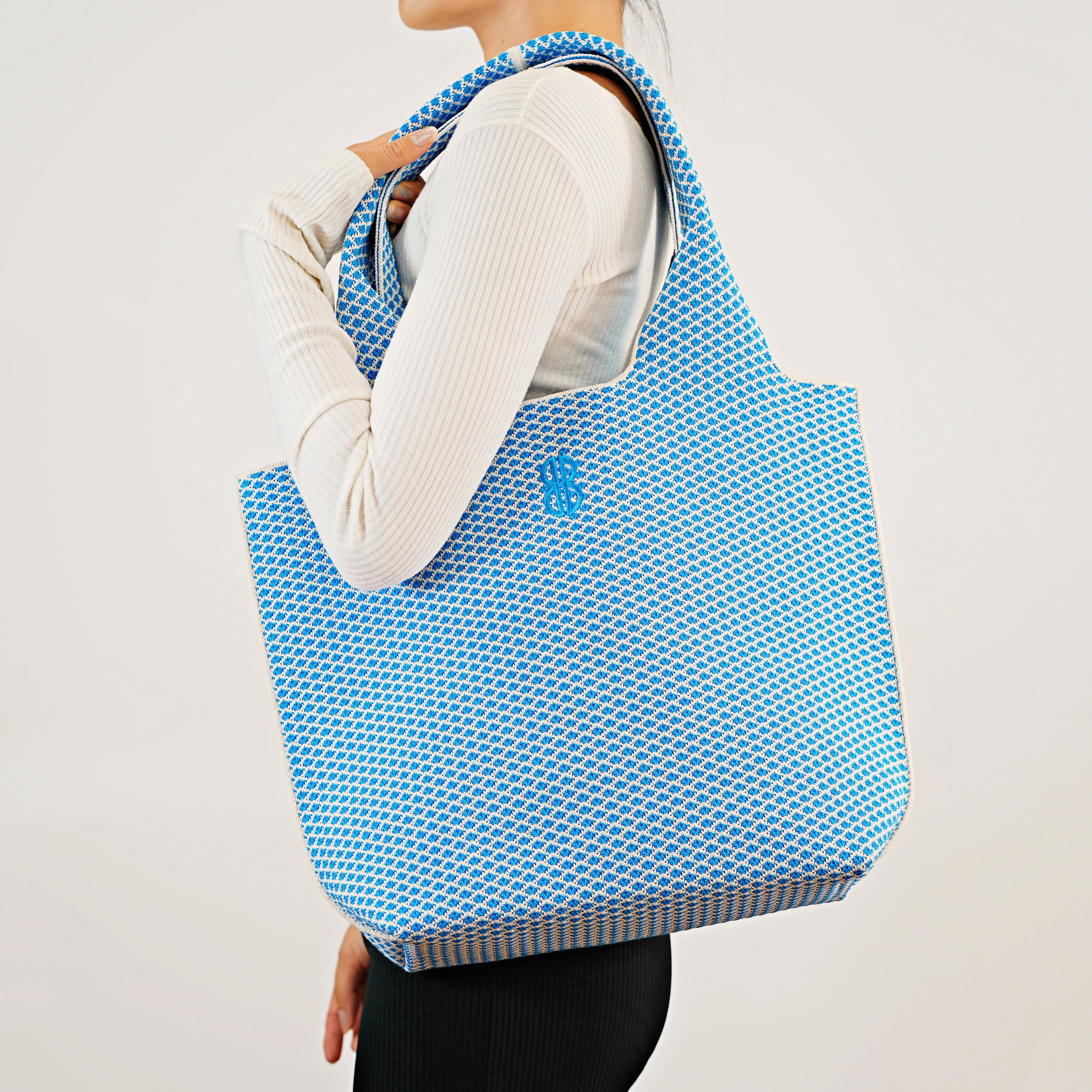 Sutton City Tote - Blue Diamond - Medium