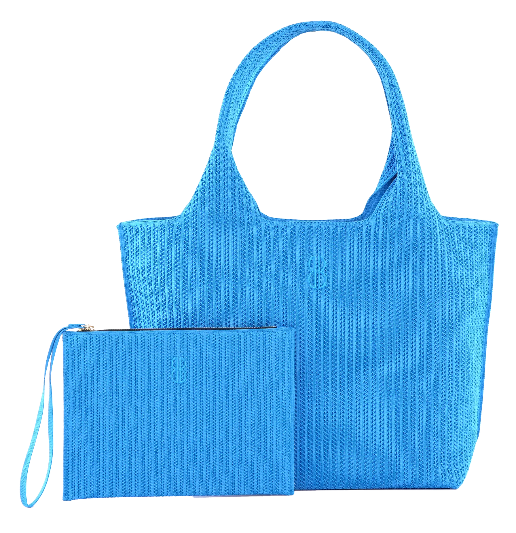 Sutton City Tote - Blue Stripe - Large