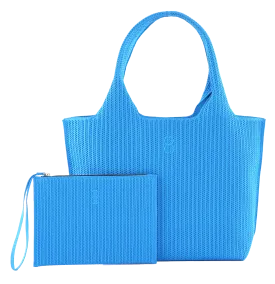 Sutton City Tote - Blue Stripe - Large