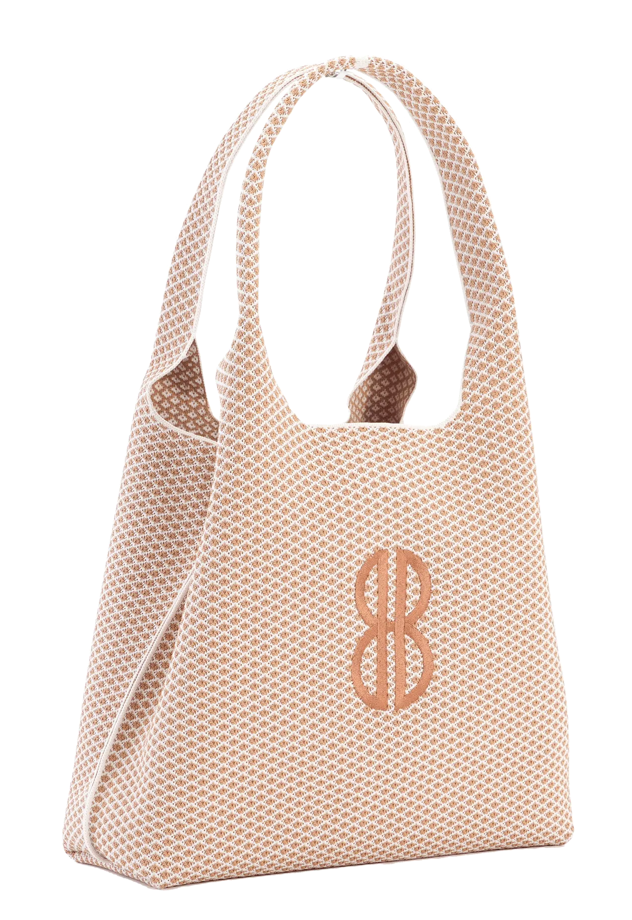 Sutton City Tote - Buckthorn Diamond Monogram / Detachable Metal Chain - Large