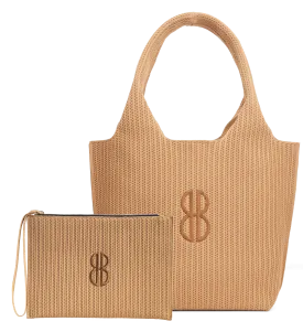 Sutton City Tote - Buckthorn Stripe Monogram - Medium