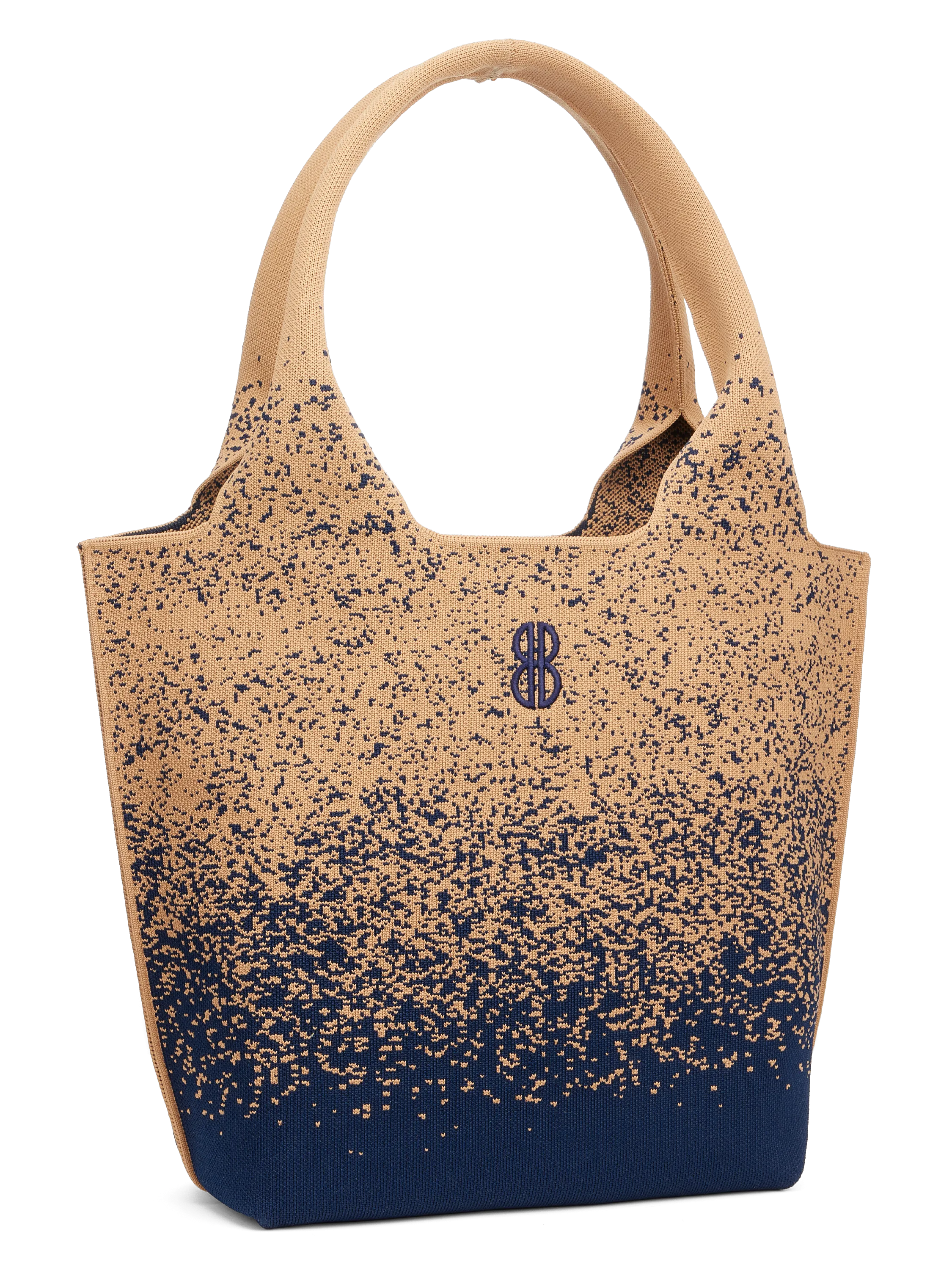 Sutton City Tote - Navy Buckthorn Sprinkle - Medium