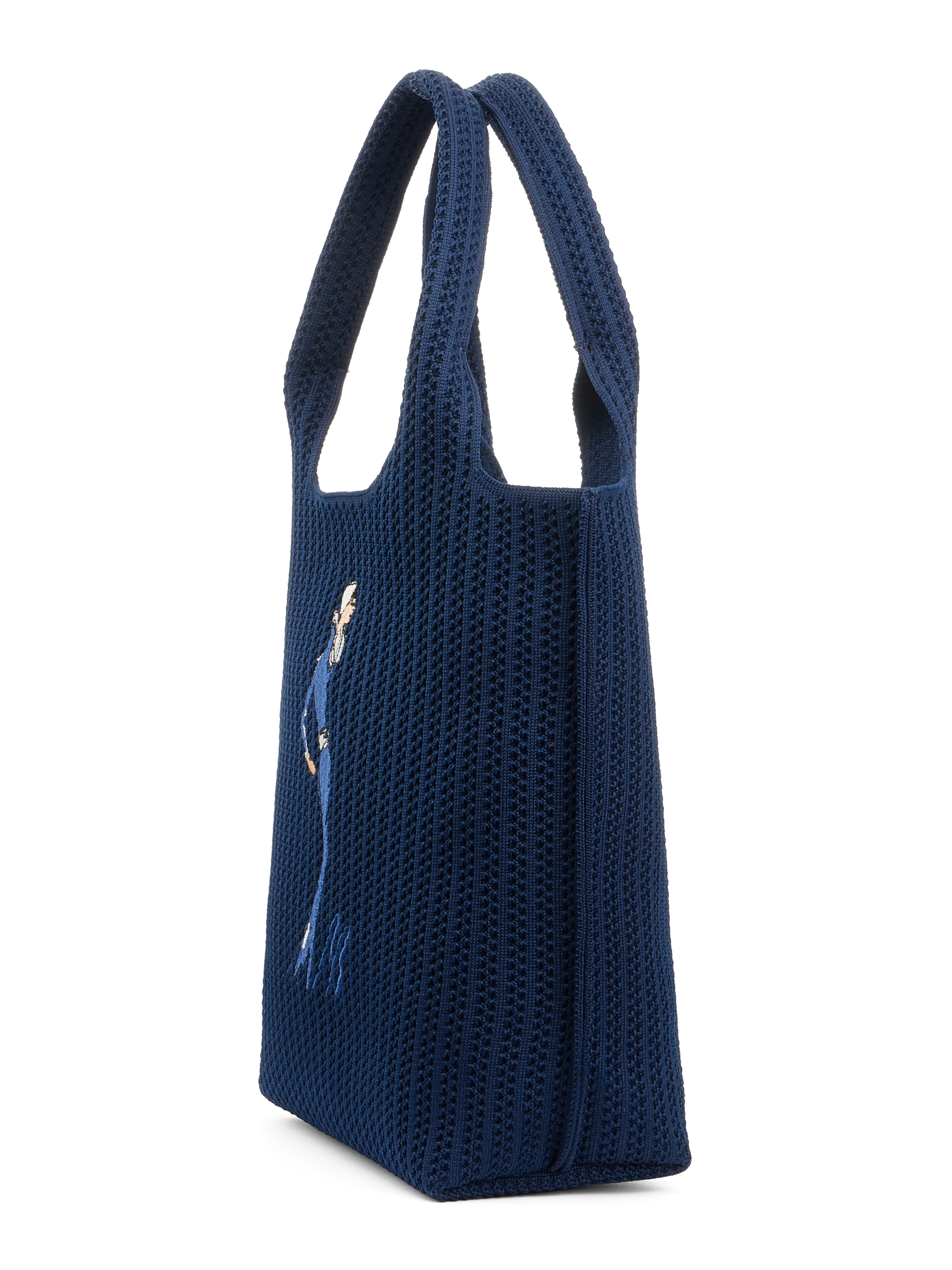 Sutton City Tote - Navy Stripe - Small