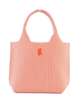 Sutton City Tote - Orange Diamond - Small