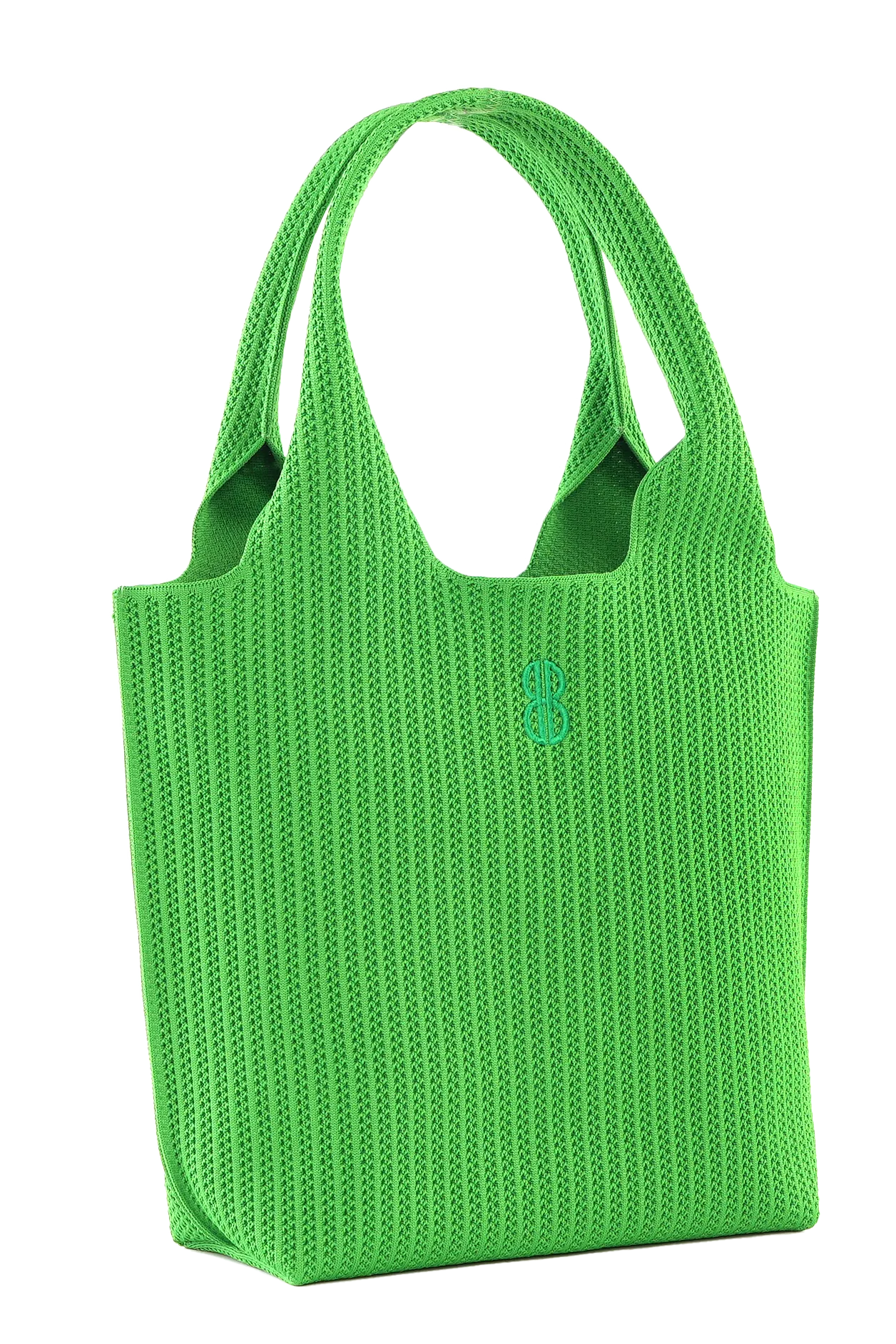 Sutton City Tote - Parakeet Green Stripe - Medium