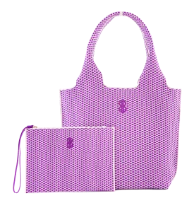 Sutton City Tote - Purple Diamond - Medium