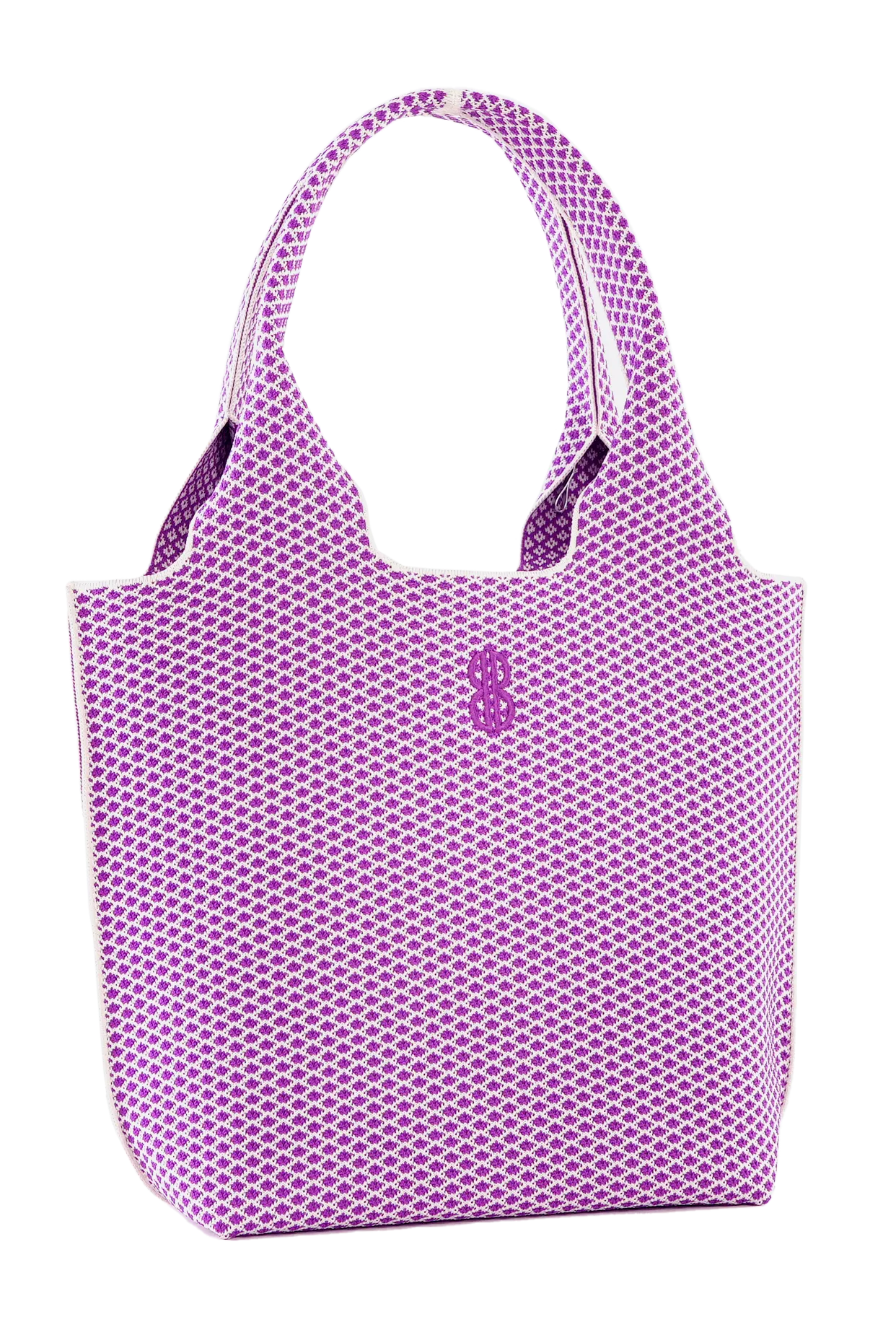 Sutton City Tote - Purple Diamond - Medium