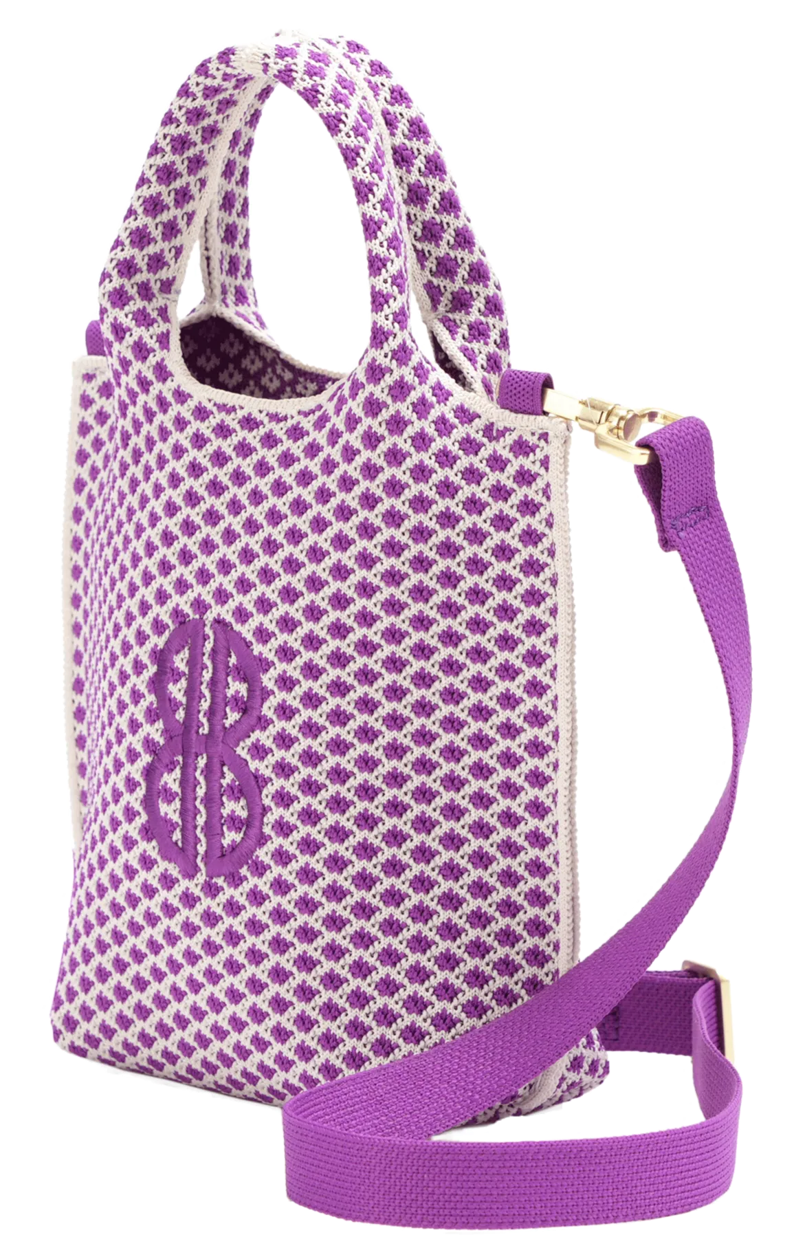 Sutton City Tote - Purple Diamond - Mini