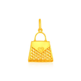 TAKA Jewellery 916 Gold Handbag Pendant