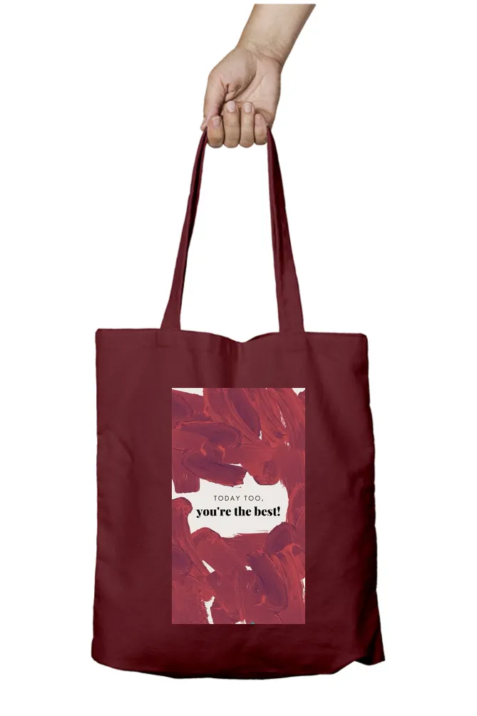 The Best Companion Abstract Tote Bag