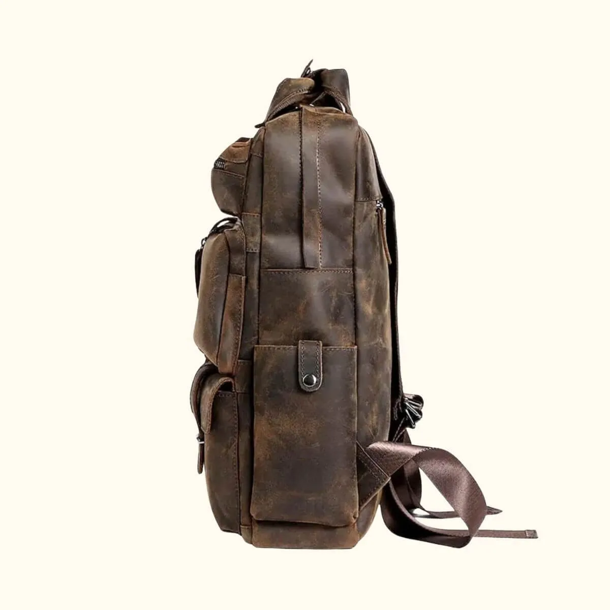 The Big Cohona - Vintage Leather Rucksack