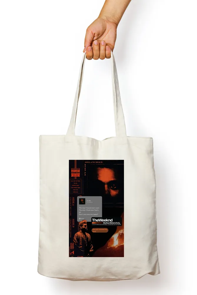 The Weeknd Inspired Spotify Tote Bag