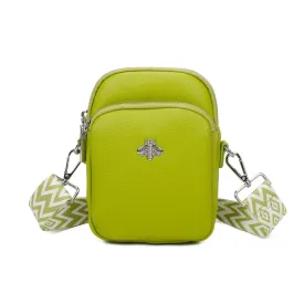 Triple Compartment Crossbody Bee Bag