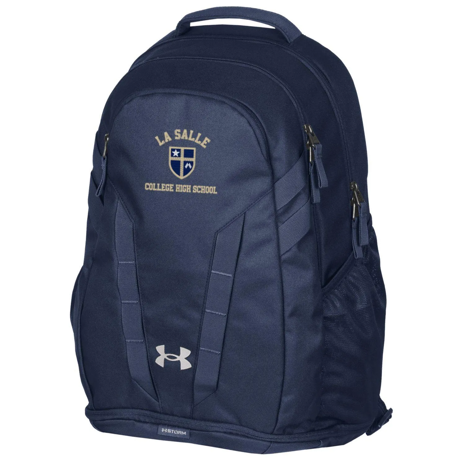 UA Hustle 5.0 Backpack-Navy