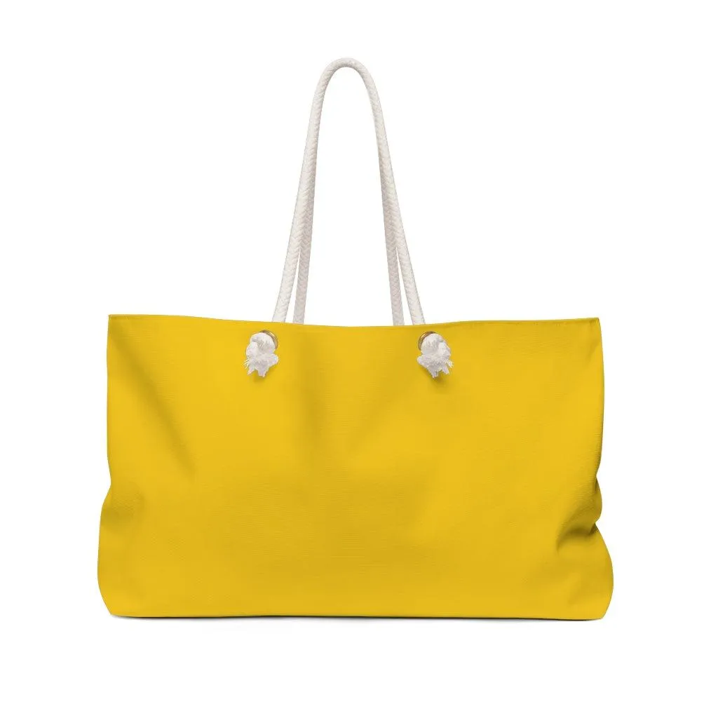 Yellow I'm P.E.R.K.Y. II Weekender Bag